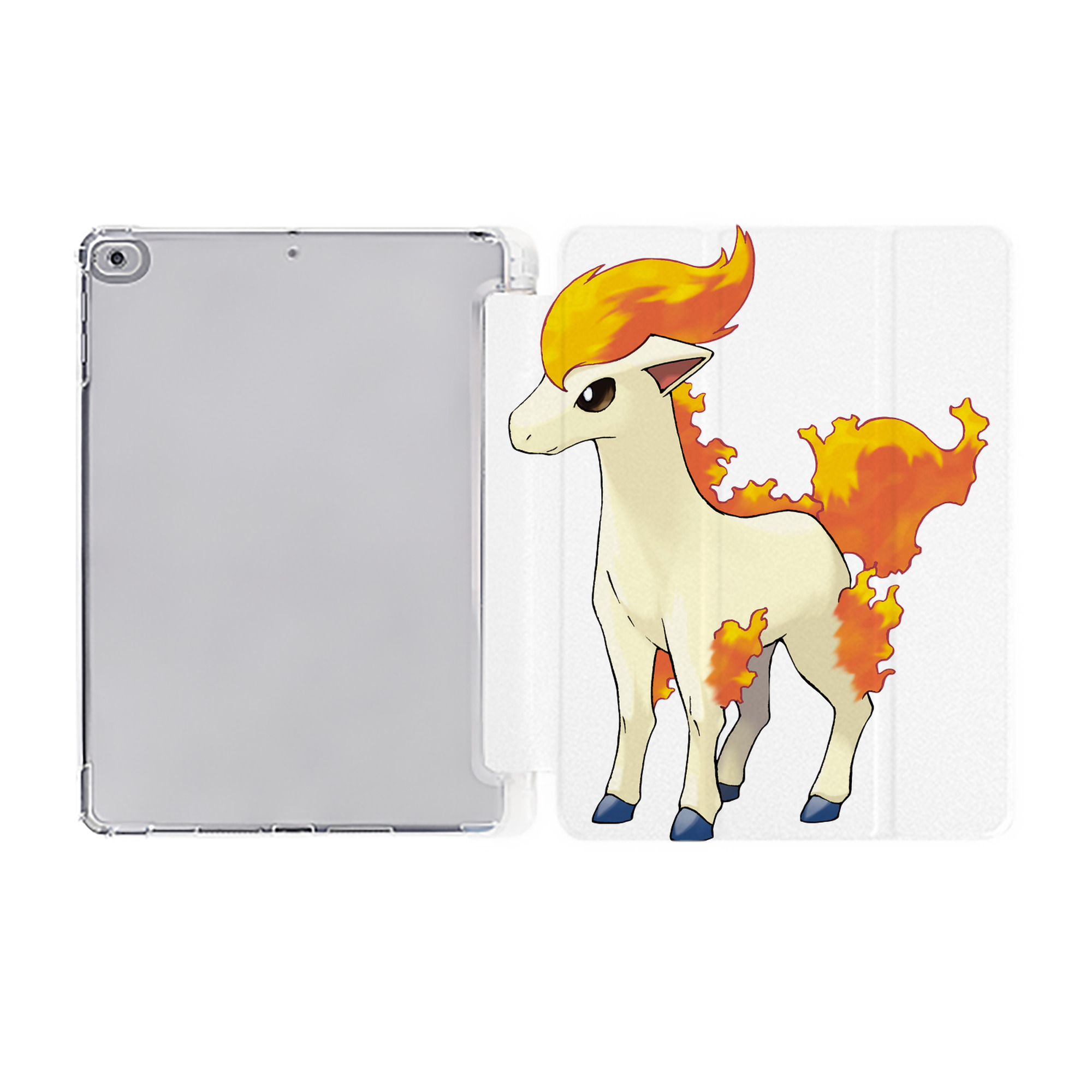 （画像用） ポケットモンスター Pokémon IPad ケース ペン収納付き 三つ折りスタンド PUレザー×シリコン 対応機種9.5/10.5/10.9インチ
